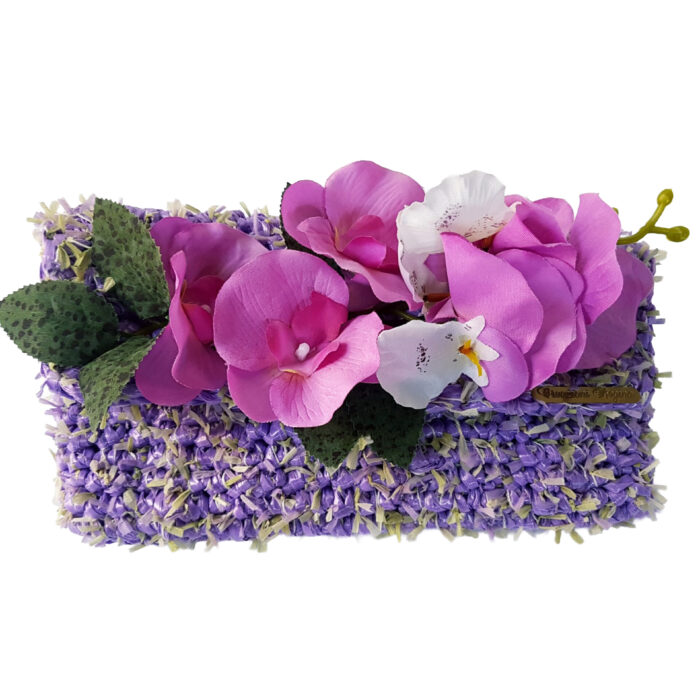 Pochette Passione Sud - fiori rosa