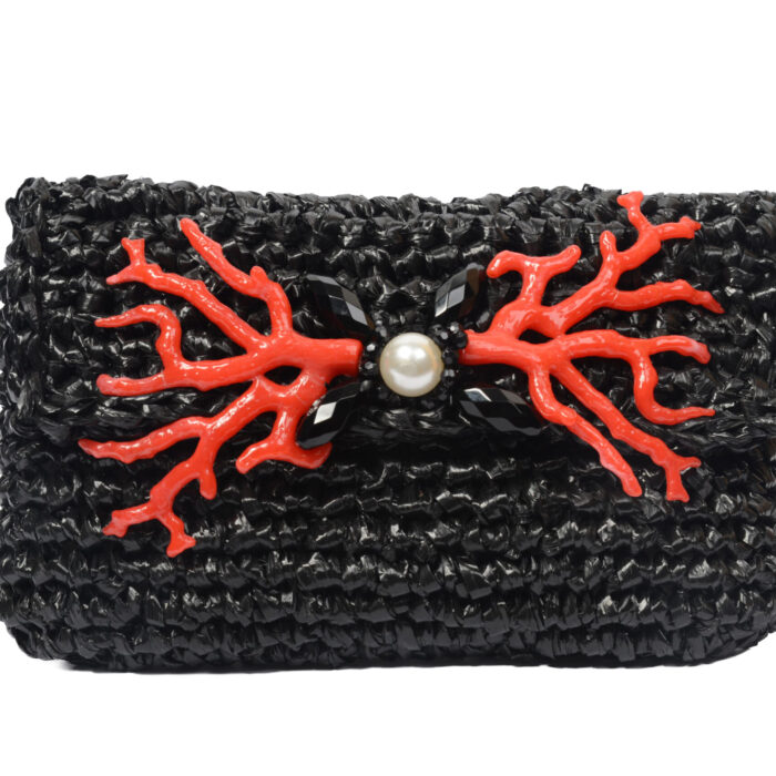 Pochette Coralina - con perla