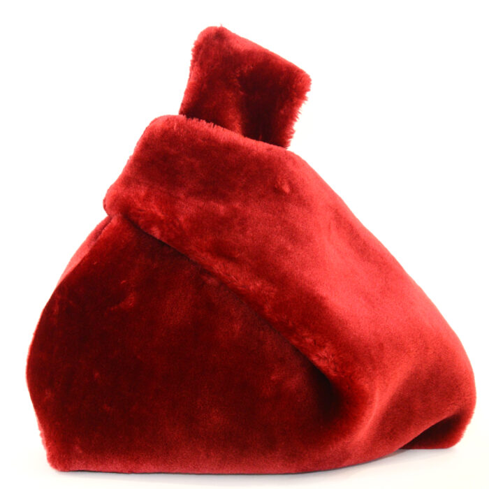 SHOPPER PELLICCIA ECOLOGICA - Rossa