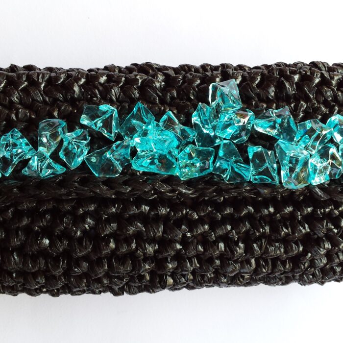 Pochette Passione Sud - Nera e azzurra